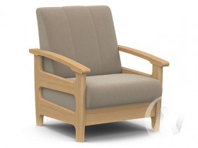 Кресло для отдыха Омега (бук лак/CATANIA LATTE) в Горячегорске - goryachegorsk.katalogmebeli.com | фото