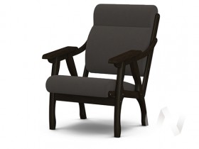 Кресло Вега-10 (венге лак/ULTRA GRAFIT) в Горячегорске - goryachegorsk.katalogmebeli.com | фото